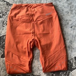 Orange Size small Gym Shark Leggings